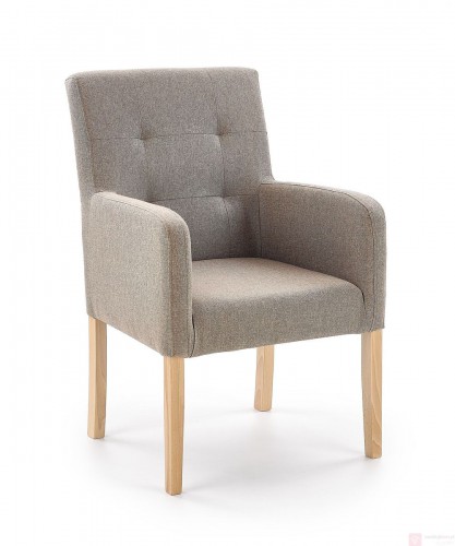 Крісло FILO Бежевий / Медовий дуб 60/62/92/45 Halmar